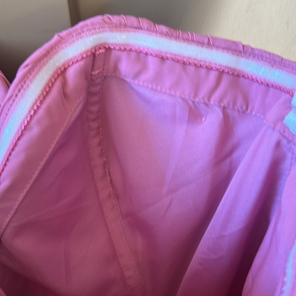 Bill Levkoff Knee Length Mauve Strapless Pleated Gown Dress. Size 10 - Picture 9 of 11